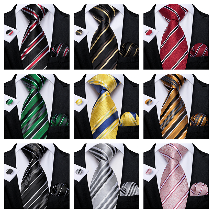 Funki Findz | Neckties | Men's Premium Fashion Silk 3Pcs Tie Set