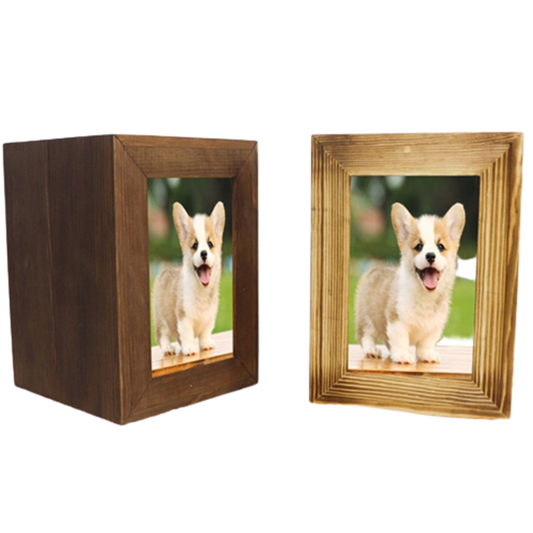 Funki Findz | Cremation Urns | Pet Memorial Wooden Photo Urn