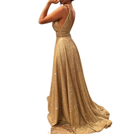 Funki Findz | Dresses | Women's Long Sparkly Prom Ball Dress