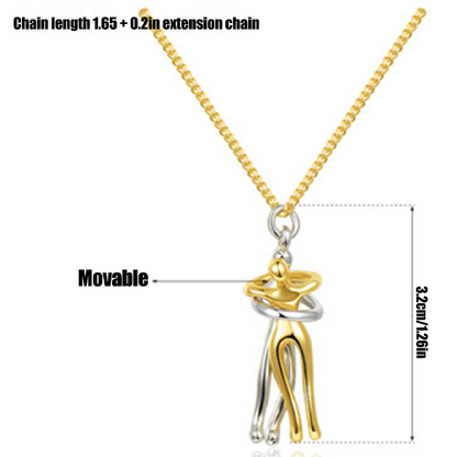 Funki Findz | Necklaces | Unisex Hugging Pendant Necklace