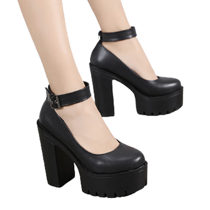 Funki Findz | Shoes | Women's High Buckle Strap Lolita Platforms
