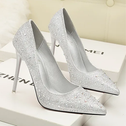 Funki Findz | Shoes | Women's Rhinestone Sparkly Prom Shoes