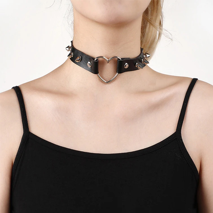 Funki Findz | Necklaces | Women's Heart Choker Cosplay Collars