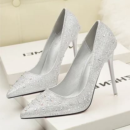 Funki Findz | Shoes | Women's Rhinestone Sparkly Prom Shoes