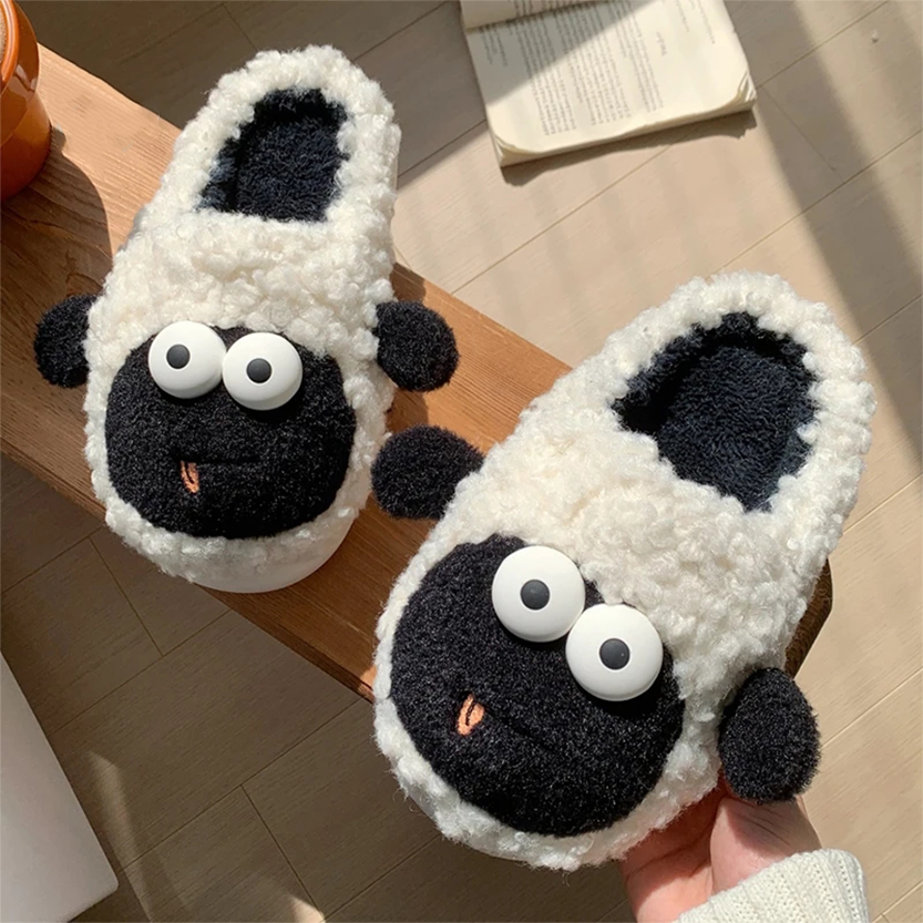 Funki Findz | Shoes | Women's Cute Little Sheep Cotton Slippers