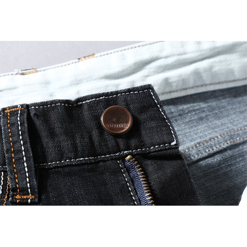 Funki Findz | Shorts | Men's Casual Denim Shorts | Slim Fit Stretch
