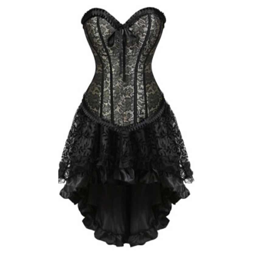 Funki Findz | Dresses | Women's Victorian Gothic Corset Skirt Set