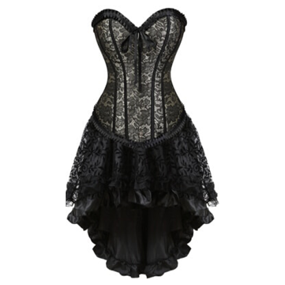 Funki Findz | Dresses | Women's Victorian Gothic Corset Skirt Set
