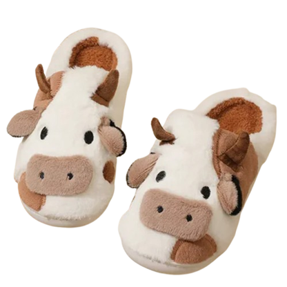 Funki Findz | Shoes | Women's Cute Soft Cow Slipper