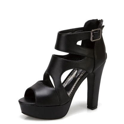 Funki Findz | Shoes | Women's Block Heeled Platform Sandals