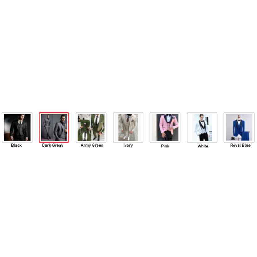 Funki Findz | Suits | Men's Formal Wedding Attire | 3 Pcs Slim Fit