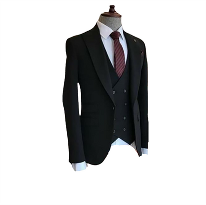 Funki Findz | Suits | Men's 3 Pcs Tailored Double Breasted Suit