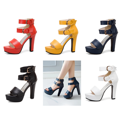 Funki Findz | Shoes | Women's High Strappy Platform Sandals