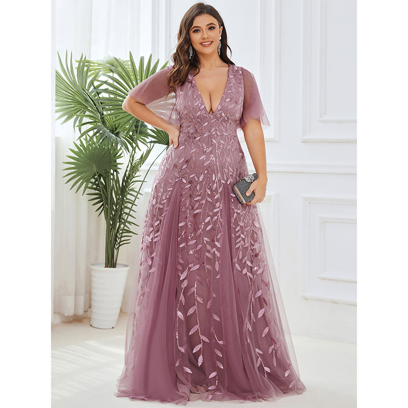 Funki Findz | Dresses | Women's Long Sequin Lace Formal Dress