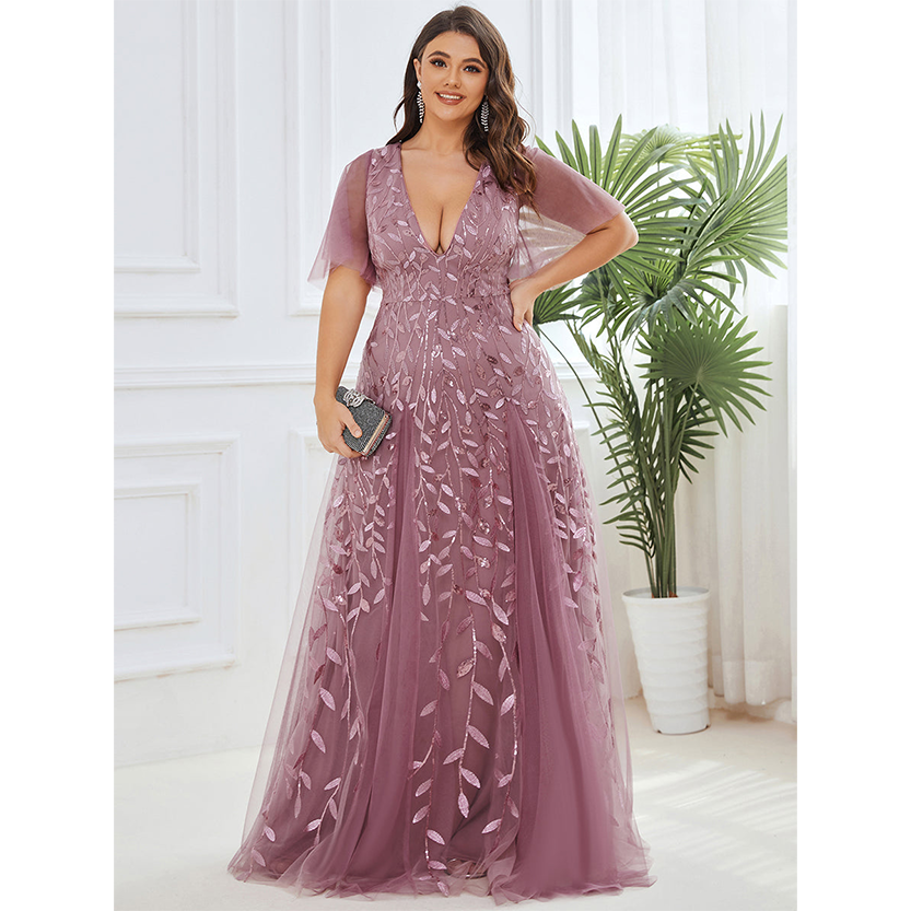 Funki Findz | Dresses | Women's Long Sequin Lace Formal Dress