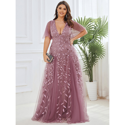 Funki Findz | Dresses | Women's Long Sequin Lace Formal Dress