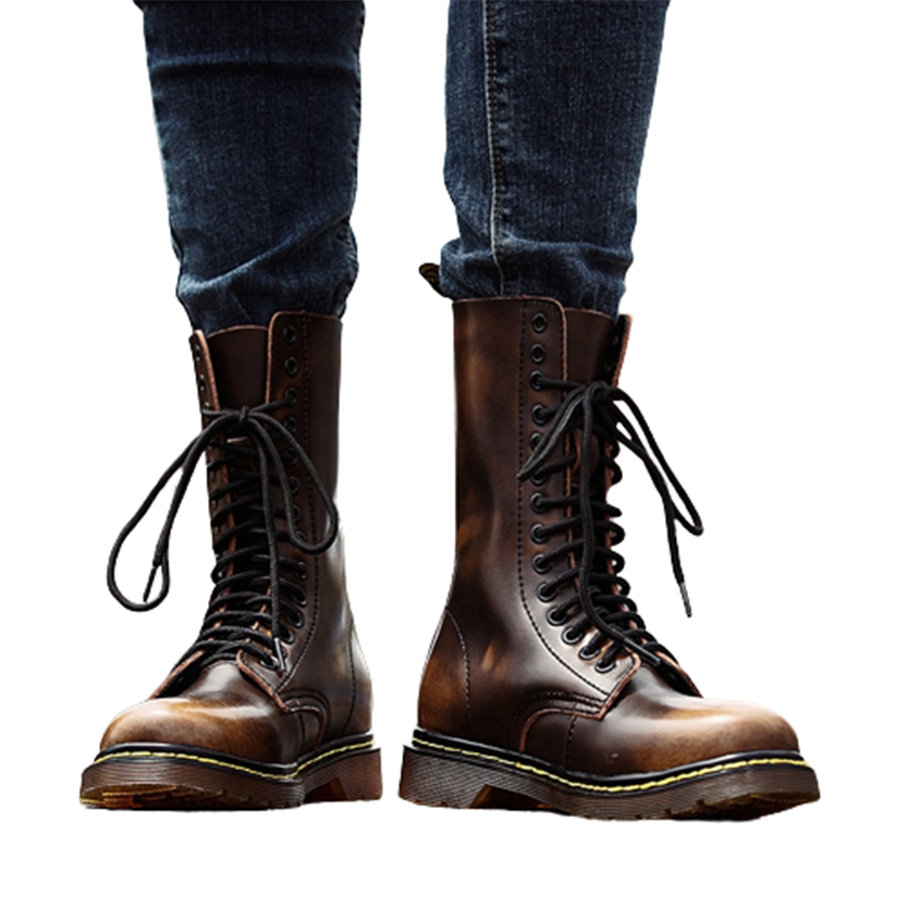 Funki Findz | Boots | Men's Gothic Punk High-Top Combat Boots