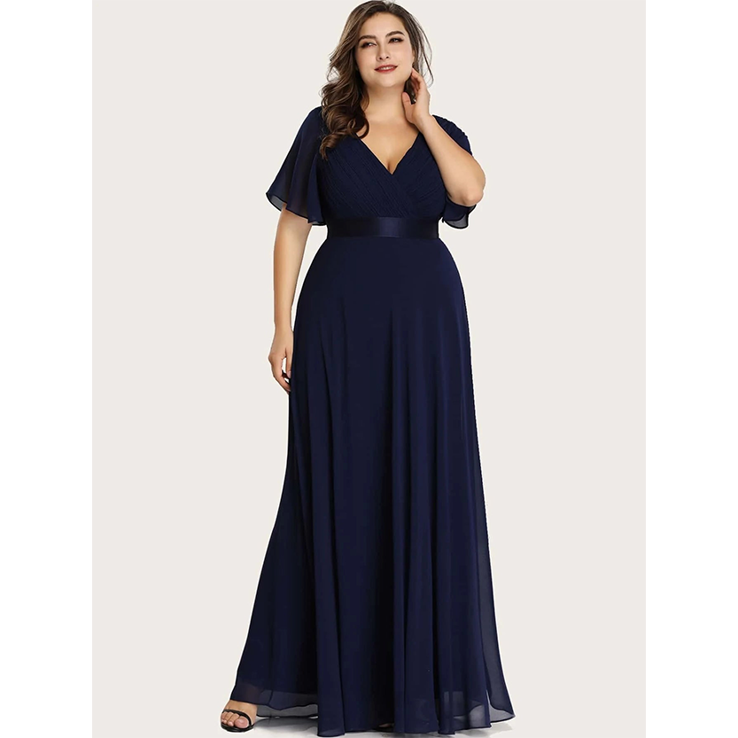 Funki Findz | Dresses | Women's Elegant Chiffon Evening Dress
