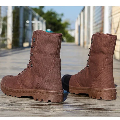 Funki Findz | Boots | Men's Canvas High Top Combat Boots