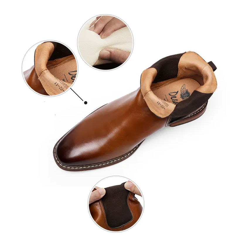Funki Findz | Boots | Men's Stylish Luxury Leather Chelsea Boots