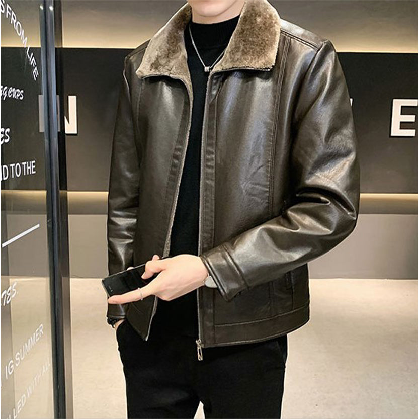 Funki Findz | Jackets | Men's Luxury Faux Leather Winter Jacket