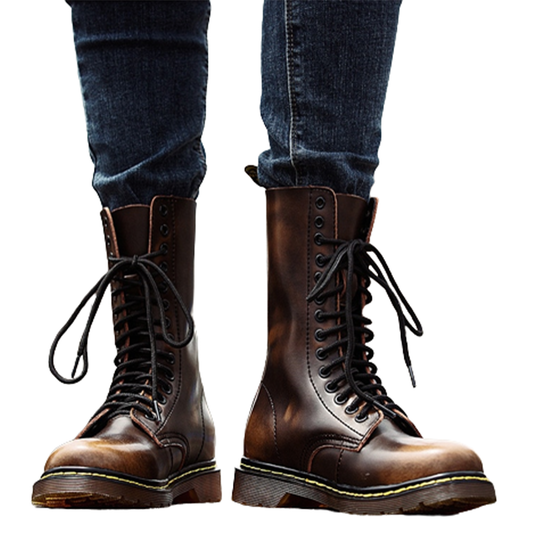 Funki Findz | Boots | Men's Gothic Punk High-Top Combat Boots