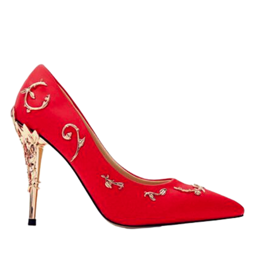 Funki Findz | Shoes | Women's Elegant Silk Formal Prom Stilettos