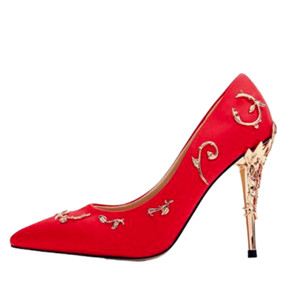Funki Findz | Shoes | Women's Elegant Silk Formal Prom Stilettos