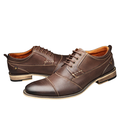 Funki Findz | Shoes | Men's Genuine Leather Derby Dress Shoes