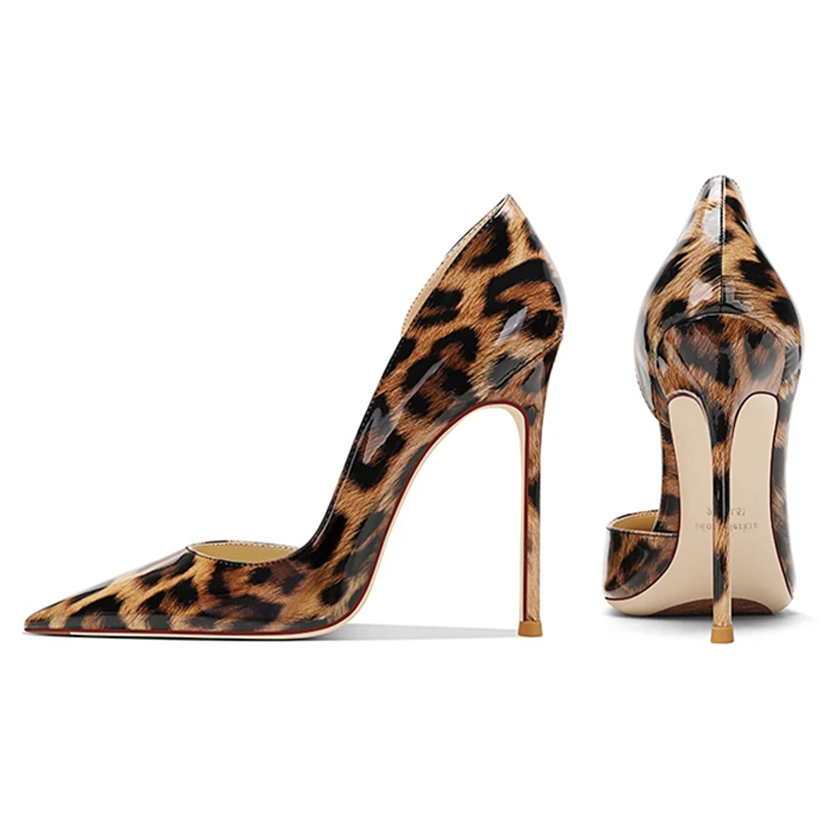 Funki Findz | Shoes | Women's Cut Out Leopard Stilettos