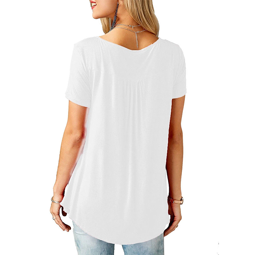 Funki Findz | Shirts | Women's Short Sleeve Loose Casual Blouse