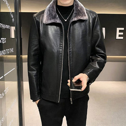 Funki Findz | Jackets | Men's Luxury Faux Leather Winter Jacket