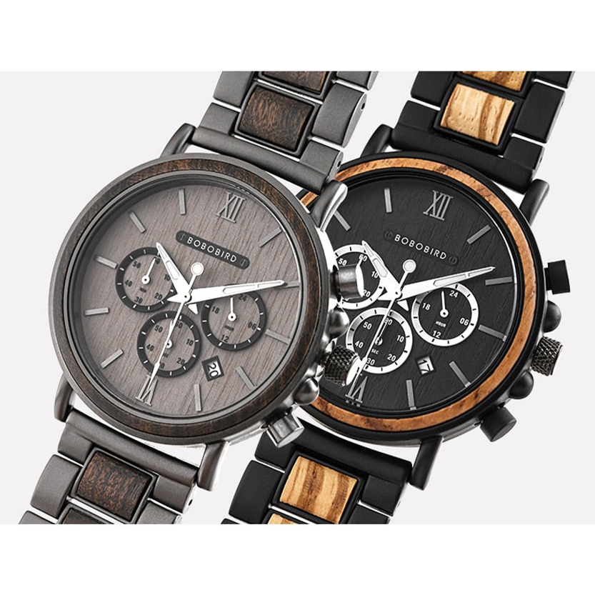 Funki Findz | Watches | Men's Luxury Wood Watch | Gift Box Set