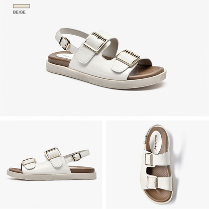 Funki Findz | Shoes | Women's Summer Leather Slide Sandals