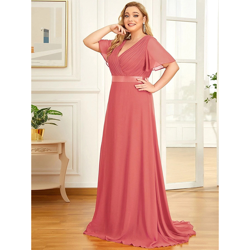 Funki Findz | Dresses | Women's Elegant Chiffon Evening Dress