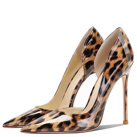 Funki Findz | Shoes | Women's Cut Out Leopard Stilettos