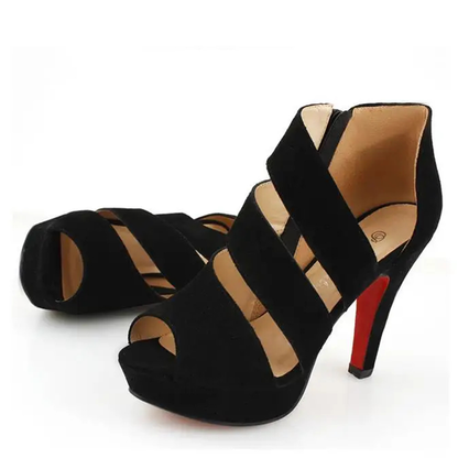 Funki Findz | Shoes | Women's Platform Peep Toe Roman Sandal