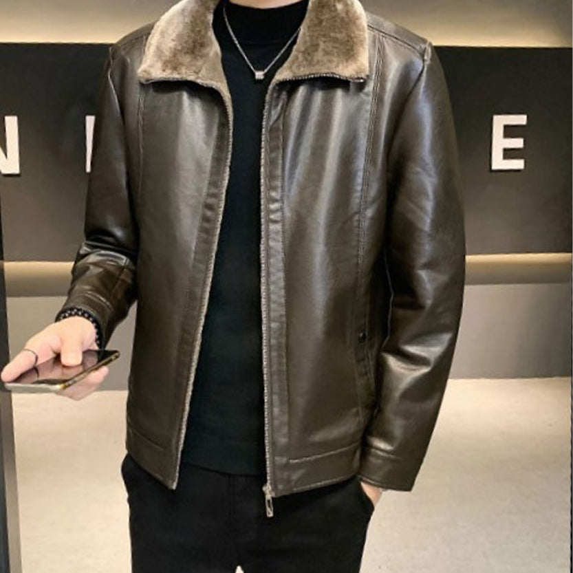 Funki Findz | Jackets | Men's Luxury Faux Leather Winter Jacket