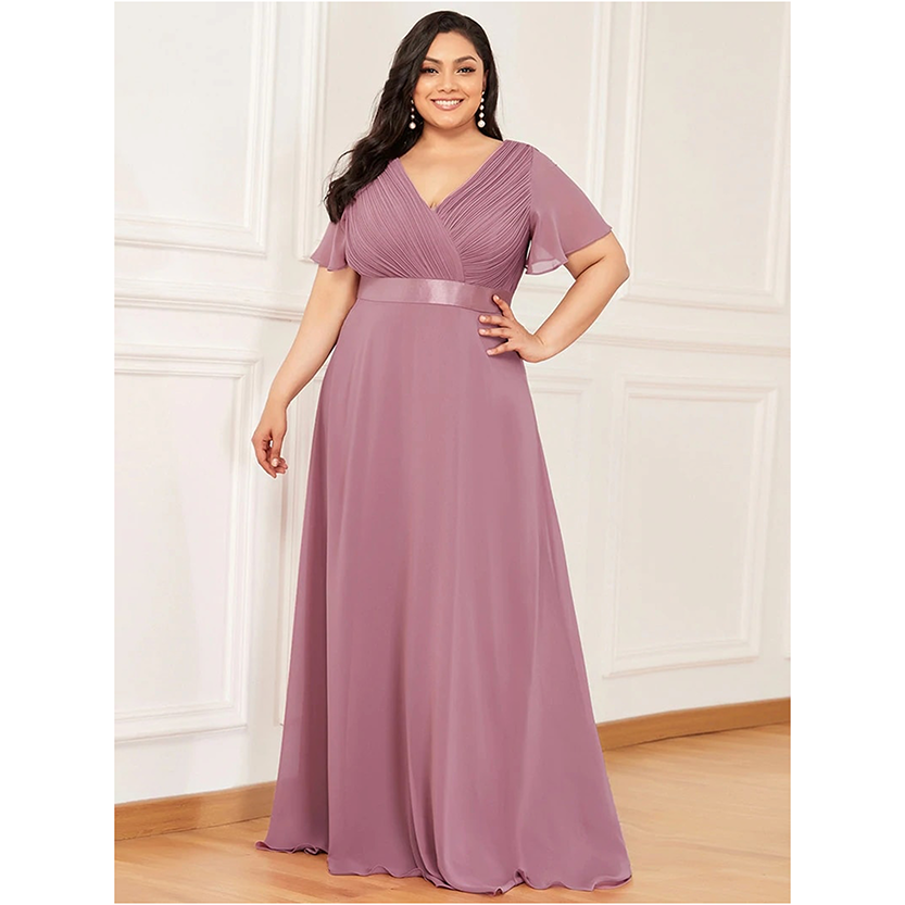 Funki Findz | Dresses | Women's Elegant Chiffon Evening Dress