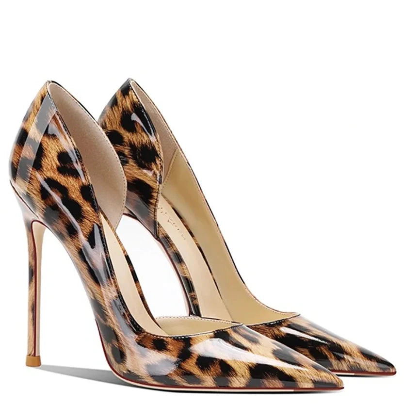 Funki Findz | Shoes | Women's Cut Out Leopard Stilettos