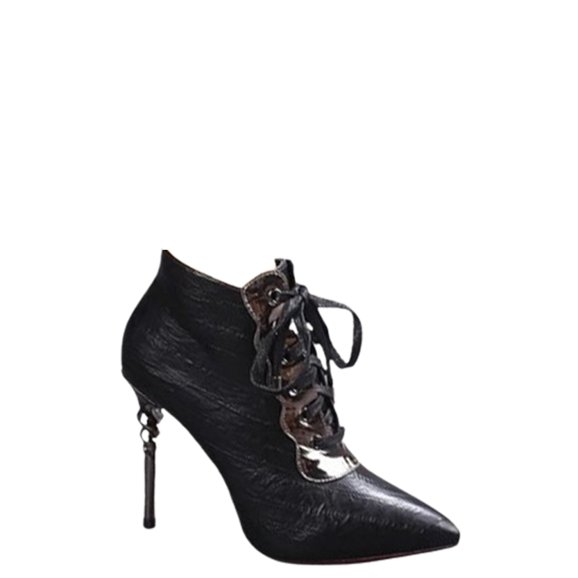 Funki Findz | Boots | Women's High Heeled Lace-up Ankle Boots