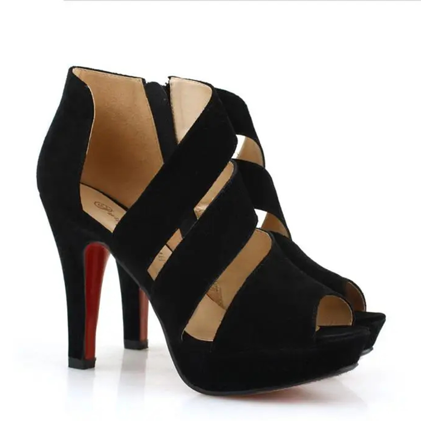 Funki Findz | Shoes | Women's Platform Peep Toe Roman Sandal
