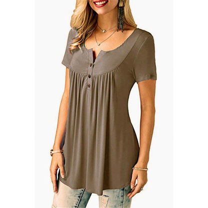 Funki Findz | Shirts | Women's Short Sleeve Loose Casual Blouse