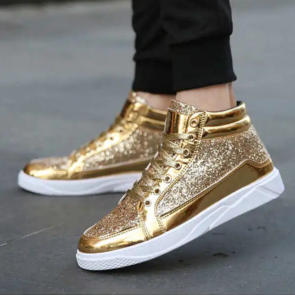 Funki Findz | Boots | Men's Women's Bling Lace Up Sneakers