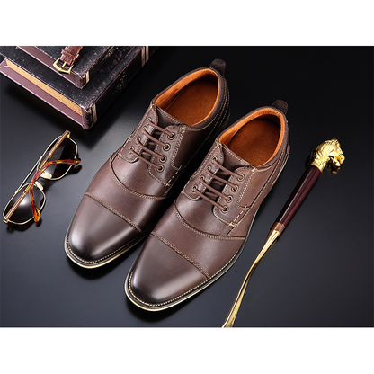 Funki Findz | Shoes | Men's Genuine Leather Derby Dress Shoes