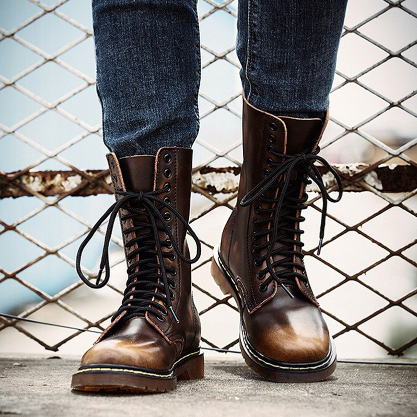Funki Findz | Boots | Men's Gothic Punk High-Top Combat Boots