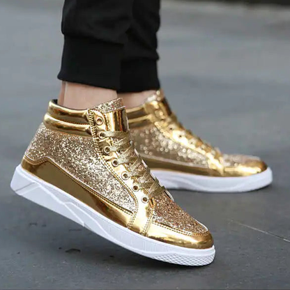 Funki Findz | Boots | Men's Women's Bling Lace Up Sneakers