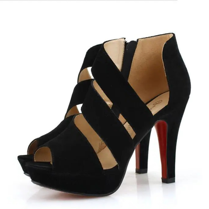 Funki Findz | Shoes | Women's Platform Peep Toe Roman Sandal