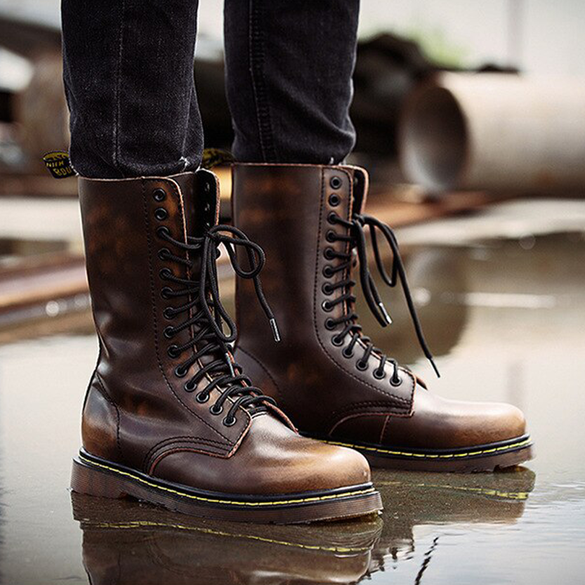 Funki Findz | Boots | Men's Gothic Punk High-Top Combat Boots