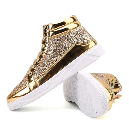 Funki Findz | Boots | Men's Women's Bling Lace Up Sneakers